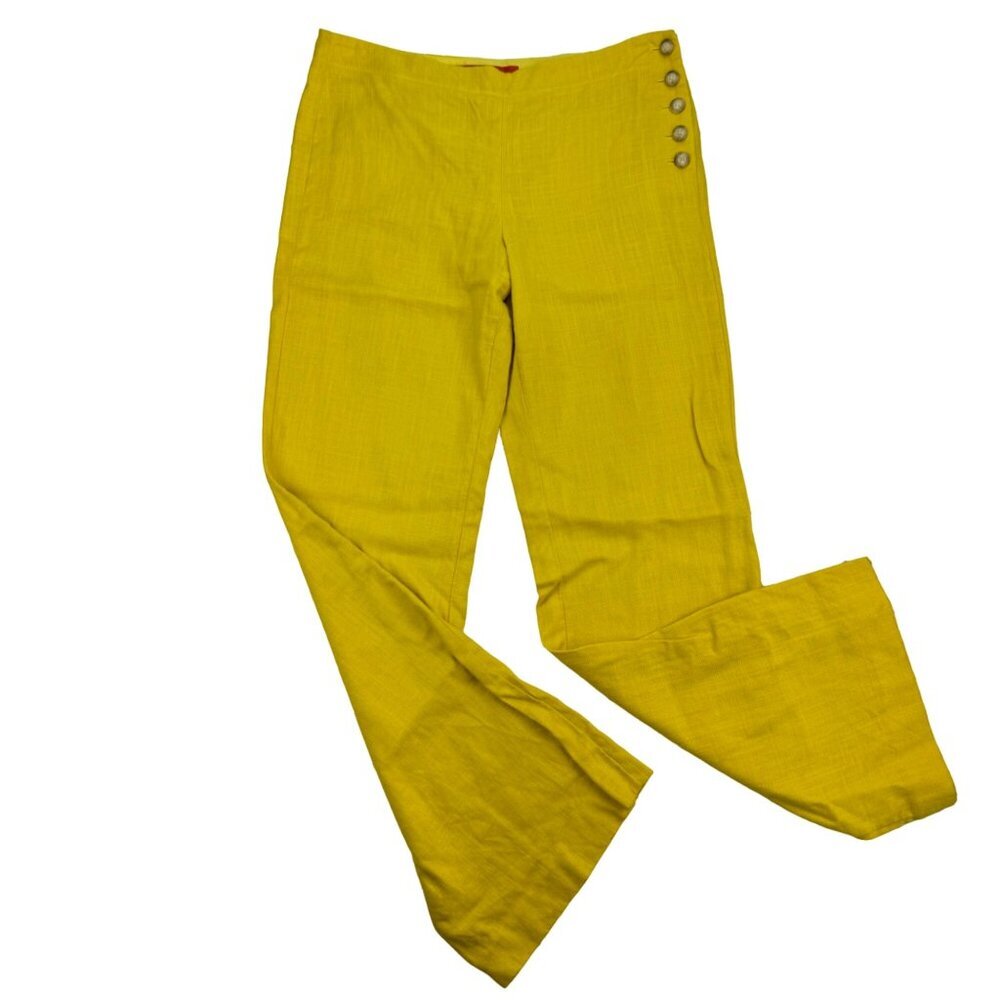Cartonnier Wide Leg Pants in Mustard Yellow